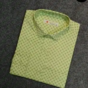 Subtle Floral Diamond Print (Lite Green/Lime)